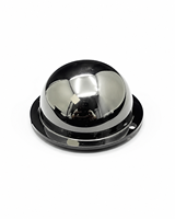 Dôme en acrylique transparent à bride, trou de 1 pouce, taille personnalisable, épaisseur 2-10 mm, couvercle durable pour caméra de vidéosurveillance, décoration intérieure, couleur personnalisée