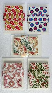 Enveloppes artisanales imprimées au tampon, avec motifs traditionnels indiens, idéales pour les invitations, les cadeaux, la papeterie et les occasions spéciales. - Product Image 2