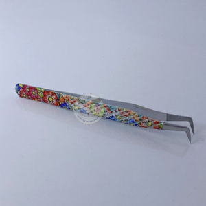 Pinzas de Acero Inoxidable para Pestañas, 1 Pieza, Pinzas Profesionales para Extensión de Pestañas, Curvas y Rectas, Herramientas de Maquillaje - Product Image 4