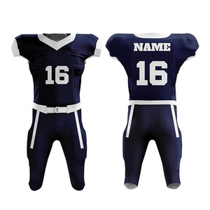 OEM American <b>Football</b> Uniform custom Designs breathable Moisture Wicking Fabric set - Product Image 5