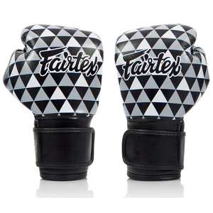 Nouveaux gants de sparring professionnels Fairtex sur mesure, noirs, en cuir de vachette véritable, équipement de combat Muay Thai, poignées. - Product Image 6