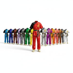 Fabricante de Ropa de Artes Marciales, Conjunto de Uniforme de Kung Fu para Hombre y Mujer, Corte Holgado, Talla Personalizada, Uniforme de Tai Chi Wushu - Product Image 1