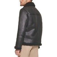 Veste en cuir pour homme, uniforme de baseball d'hiver, couleur personnalisée, grande taille, fourrure de mouton, logo personnalisé, coupe-vent, respirante