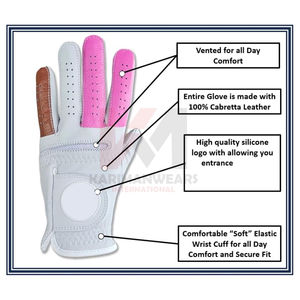 Guantes de Golf de Cuero Listos para Exportación con Impresión de Logotipo Personalizado y Servicio OEM para Minoristas Deportivos Internacionales - Product Image 3