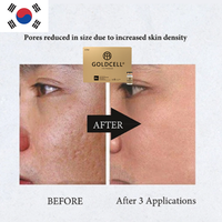 Ampoule Goldcell PDRN Glutathione Peptides Skin Booster, sérum éclaircissant, raffermissant, hydratant et illuminateur pour le visage, soin coréen pour la peau.