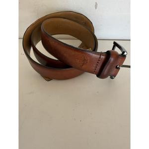 Ceinture en cuir véritable de luxe pour homme avec boucle en laiton doré, ceinture en cuir de buffle véritable, fabrication artisanale, très demandée. - Product Image 3