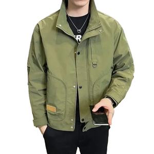 Veste de travail décontractée pour homme en toile fine avec grande poche, polyvalente, service OEM disponible - Product Image 2