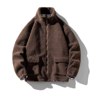 New Design <b>Sherpa</b> <b>Fleece</b> <b>Men's</b> <b>Jackets</b> Lightweight <b>Man</b> <b>Jackets</b> Knitted <b>Sherpa</b> <b>Fleece</b> <b>Jacket</b> - Product Image 5