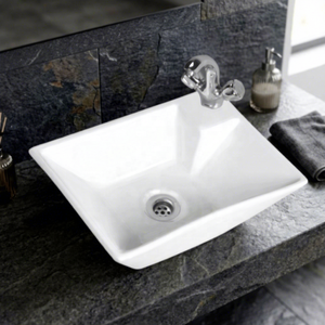 Vasque décorative en porcelaine Vistaar, lavabo sur pied moderne et luxueux pour hôtel, villa, décoration intérieure de salle de bain - Product Image 2