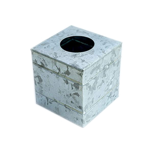 Caja de pañuelos de hierro con logotipo personalizado para Decoración de mesa, artículo decorativo artesanal para eventos de boda y otras ocasiones, nuevo aspecto - Product Image 2