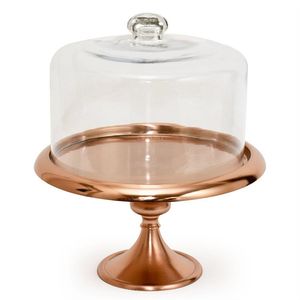 Elegante Soporte para Servir Postres con Construcción Metálica y Cubierta de Cristal para Restaurantes, Hoteles y Cafeterías - Product Image 5