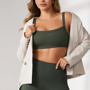 Sujetador deportivo sin mangas con logotipo personalizado al por mayor, fabricante profesional de ropa deportiva para gimnasio, venta en línea. - Product Image 5