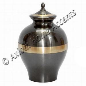 Beautifully <b>Engraved</b> Brass Urn With Artisan Detailing and a Smooth Surface for Preserving Ashes by Axiom Home Accents - Product Image 5