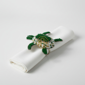 Anneau de serviette perlé vert fait main pour une décoration élégante de table de fête et de mariage, idéal pour l'hôtellerie et la conception d'événements - Product Image 6