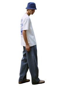 T-shirt homme haut de gamme coupe ample respirant à manches courtes haut visible épaule tombante 100% coton avec taille imprimée imprimée - Product Image 6