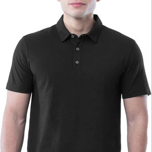 Polos de Golf de Manga Corta para Hombre, 100% Algodón, Tallas Grandes, con Logotipo Personalizado Bordado - Product Image 1