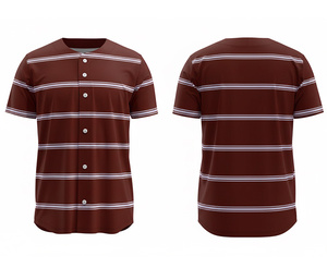 Athletic Sublimated Baseball Shirt – OEM Sportswear Manufacturer with Custom Logo & Numbers | Breathable Polyester Base - Product Image 5