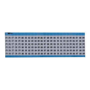 Marqueurs de câbles en aluminium Brady Scored 10m avec numéros consécutifs pour l'identification des câbles - Product Image 2