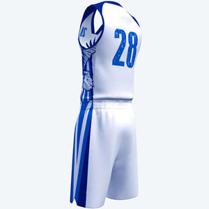 Maillot de basket personnalisé, débardeur de basket sublimé sans manches, uniforme d'équipe, nom et numéro personnalisés, vêtements de sport en gros - Product Image 2