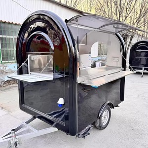 Remorques Alimentaires Mobiles Professionnelles avec Espace de Cuisson Fonctionnel, Comptoir de Présentation des Aliments, Armoires de Rangement et Service Pratique - Product Image 6