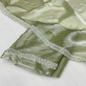 Sari de Seda Premium VASTRA COTTAGE con Bordado a Mano Zarkhan, Diseño Intrincado, Estilo Bollywood Elegante, Colección para Fiestas - Product Image 1