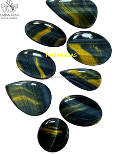 Cabujón de piedras preciosas sueltas de tigre múltiple Natural, forma de mezcla pulida, cristal de todos los tamaños para la fabricación de colgantes de joyería - Product Image 2