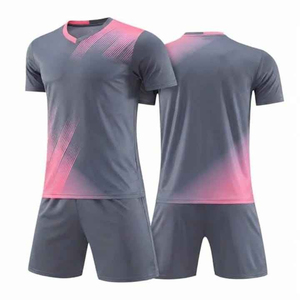 Maillot de football pour adultes, personnalisable avec nom et logo, respirant, col en V, maillot de foot vierge, séchage rapide, maillot de foot pour enfants - Product Image 6