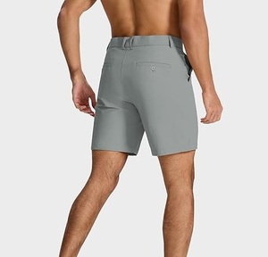 Wholesale Custom <b>Men's</b> Golf Hybrid <b>Dress</b> Chino <b>Shorts</b> Casual Stretch Flat Lightweight Quick Dry With Pockets <b>Men</b> Chino <b>Shorts</b> - Product Image 5