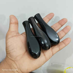 Material de mango de cuerno de búfalo negro premium hecho a mano para la fabricación de cuchillos a precio económico. - Product Image 5