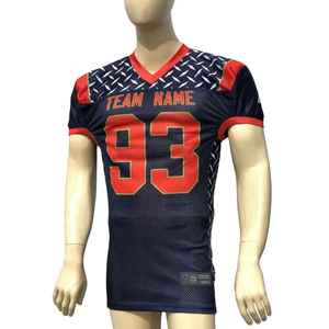 Jersey de Fútbol Americano Personalizado, Uniforme de Equipo Transpirable de Malla para Hombres, Jóvenes y Mujeres, Sublimación, Tackle Twill, Proveedor OEM al por Mayor - Product Image 6