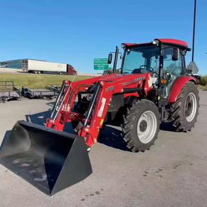 รถแทรกเตอร์ Case IH สีแดง ขับเคลื่อน 4 ล้อ พร้อมที่ตักด้านหน้า รถแทรกเตอร์อเนกประสงค์ขนาดกะทัดรัดสำหรับงานเกษตร - Product Image 2