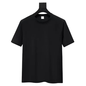 Camiseta de Hombre Personalizable de Manga Corta con Cuello Redondo, Tejida en Poliéster y Algodón, de Alta Calidad, Transpirable, Informal, para Verano - Product Image 1