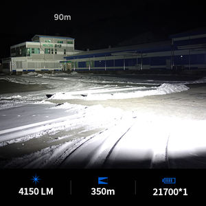 Lampe torche mini ultra-lumineuse ZEROBEAM F5, rechargeable par USB-C, étanche IPX8, portée de 350 m, torche de poche - Product Image 3