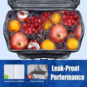 Zaino Termico Impermeabile da 36 Lattine, 25L/6.6Gal, Morbido e Confortevole per Conservazione Alimenti, Ideale per Picnic, Campeggio, Spiaggia, Pesca, Viaggi - Product Image 5