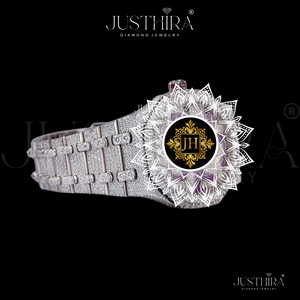 Premium Quality Moissanite <b>Diamond</b> Quartz <b>Watch</b> Women Slim Crystal Dial Stainless Steel <b>Watch</b> Available For Sale - Product Image 3