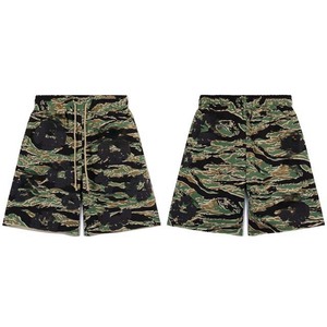 <b>Men's</b> <b>Camouflage</b> Print Bermuda <b>Shorts</b> Drawstring Waist Breathable Lightweight Casual Sportswear with Pockets - Product Image 6