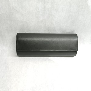 Étui de rangement pour montres en cuir véritable, organisateur enroulable, doublure en velours et suède synthétique, cadeau anti-poussière, personnalisé, Saffiano, bijoux - Product Image 3