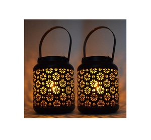 Porte-bougie classique en fer noir, support vintage en métal pour bougies chauffe-plat, idéal pour la décoration de la maison, des fêtes et des mariages - Product Image 3