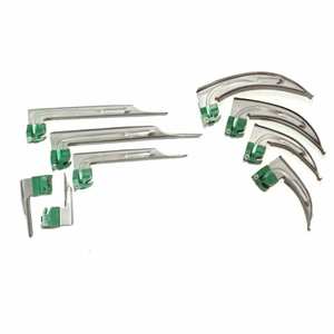 ชุดใบมีดไฟเบอร์ออปติกแมคแอนด์มิลเลอร์ 9 ชิ้น พร้อมด้ามจับ 2 อัน สำหรับการใส่ท่อช่วยหายใจ - Product Image 6