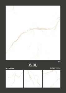 Azulejo de porcelana brillante de formato 24x24 diseñado para un brillo refinado, un tono equilibrado y una expresión limpia para el piso interior. - Product Image 3