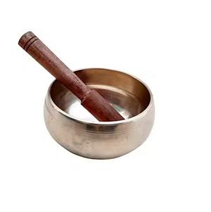 Bol chantant en métal artisanal pour la méditation, la thérapie sonore, le yoga, la pleine conscience, la guérison, la relaxation et la pratique spirituelle - Product Image 2