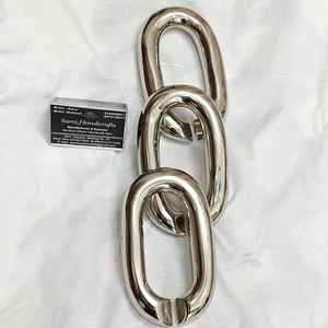 Adorable Decoración de Pared Estilo Art Deco, Eslabones de Cadena Metálica para Colgar en la Pared de la Sala de Estar, Artículo Decorativo para Ramadán - Product Image 1