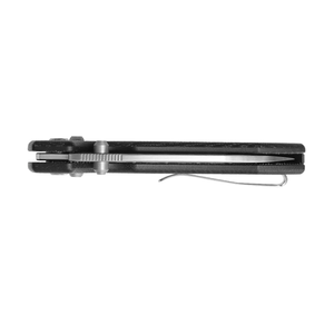 Cuchillos Plegables con Mango Texturizado Negro, Hoja con Acabado Satinado, Punta de Gota, Agarre Ergonómico y Clip de Bolsillo para Uso Diario y Actividades al Aire Libre - Product Image 2