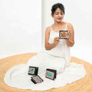 Best Seller Handmade Cowboy Genuine Leather Floral Hand Tooled Western Men's <b>Wallet</b> With Hand Carved Latest Men Luxury <b>Wallet</b> - Product Image 1