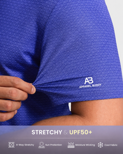 Camiseta de Manga Corta Casual para Hombre, Marca AMY, 100% Algodón, Corte Regular, Lisa, con Logotipo Personalizado Bordado en la Parte Delantera, Venta al Por Mayor - Product Image 6