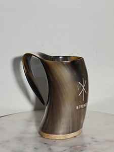 Tasse à corne à boire Buffalo et design unique avec une utilisation de haute qualité pour la sublimation vierge de tasse à corne à boire de bière de whisky, bricolage - Product Image 2