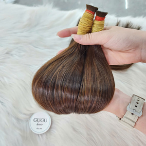 ผมแท้เวียดนาม GUGU HAIR สำหรับถักเปีย น้ำหนัก 100 กรัม แบบเป็นมัด 1 ชิ้น ผมตรงแบบ Bone Straight ไม่ใช่ Remy ผมหนาทั้งเส้น ปลายผมเรียบเนียน ขายส่ง สำหรับผู้หญิงผิวสี 20 - Product Image 5