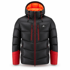 Chaqueta Acolchada de Poliéster para Hombre, con Capucha, 90% Plumón, Impermeable, Ecológica, Estilo Urbano, Informal - Product Image 1