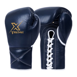 Guantes de boxeo de alta calidad con cordones, ajuste regulable, acolchado de absorción de impactos y diseños personalizados transpirables disponibles. - Product Image 1