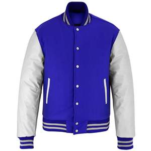 Chaqueta de béisbol de alta calidad para hombre, diseño personalizado OEM, chaqueta varsity de nuevo diseño para hombre. - Product Image 1